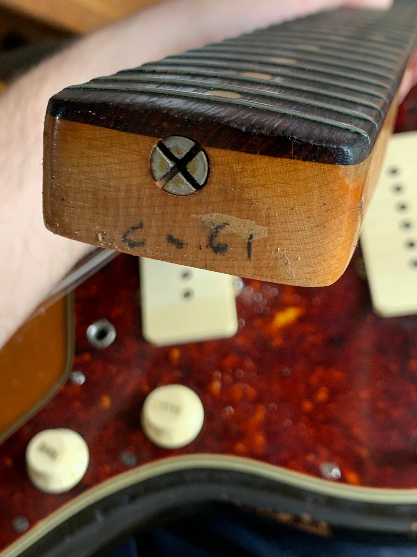 1961 Fender Jazzmaster Sunburst | Pre-CBS Slab Board Vintage Offset