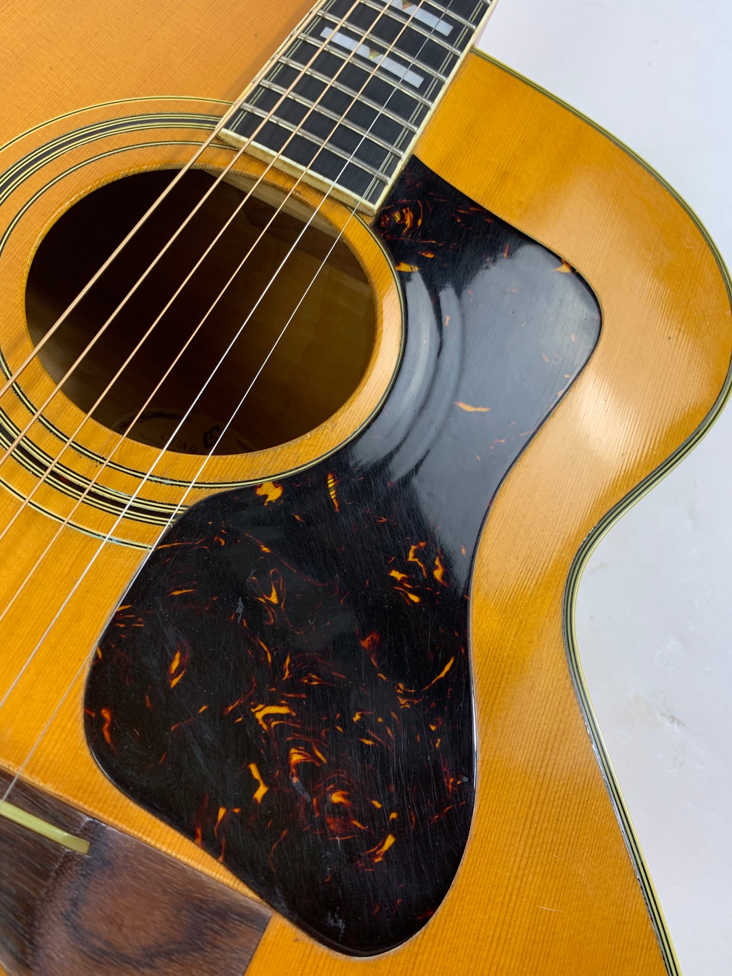 1968 Guild F-50 Natural Jumbo Flattop Jumbo Acoustic Guitar Figured Maple Vintage HOBOKEN MASTERPIECE