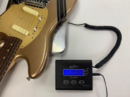 2021 Fender Custom Shop 1964 Mustang Competition Gold w Matching Headstock Anodized Guard FLAMED NECK!