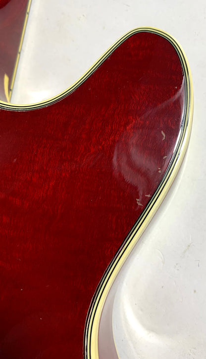 1967 Guild Starfire VI Cherry Red w Original Hard Case and Tags | Vintage 1960s Electric Guitar