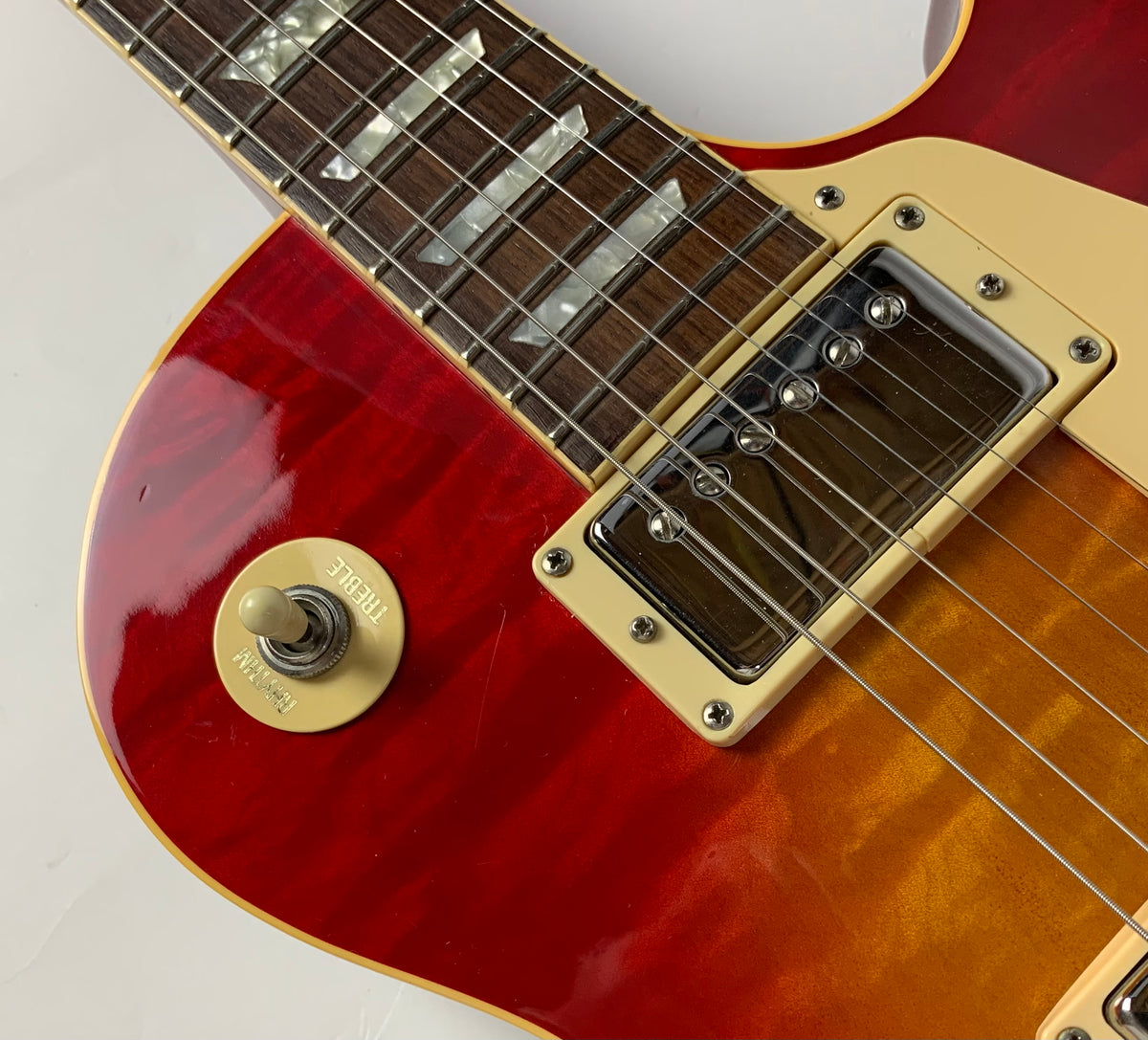 1986 Gibson Les Paul Standard | RARE 2-Piece FLAMETOP Cherry Sunburst UNIQUE