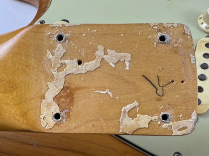 1960 Fender Stratocaster Ash Body Slab Board | Vintage Strat w Original Hard Case, Blond