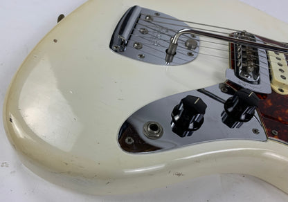 1962 Fender Jaguar Factory Custom Color OLYMPIC WHITE Pre-CBS w Original Brown Case & Strap