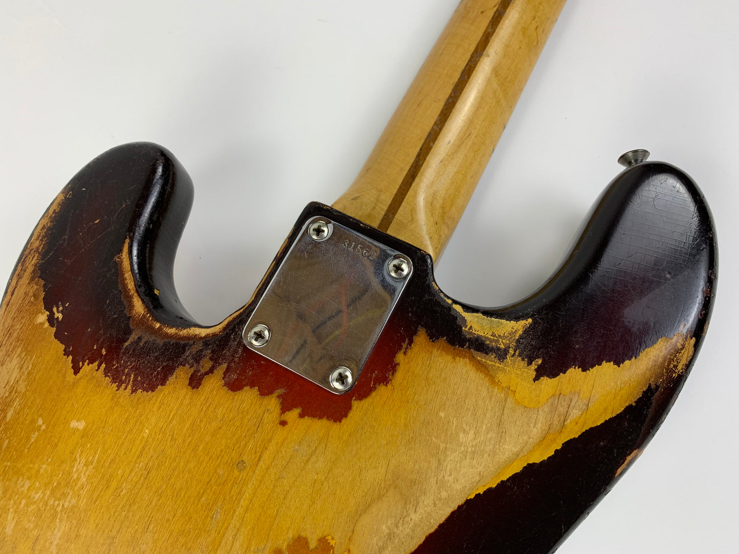 1959 Fender Precision Bass Anodized Gold Guard Sunburst 100% Original Vintage Maple Neck