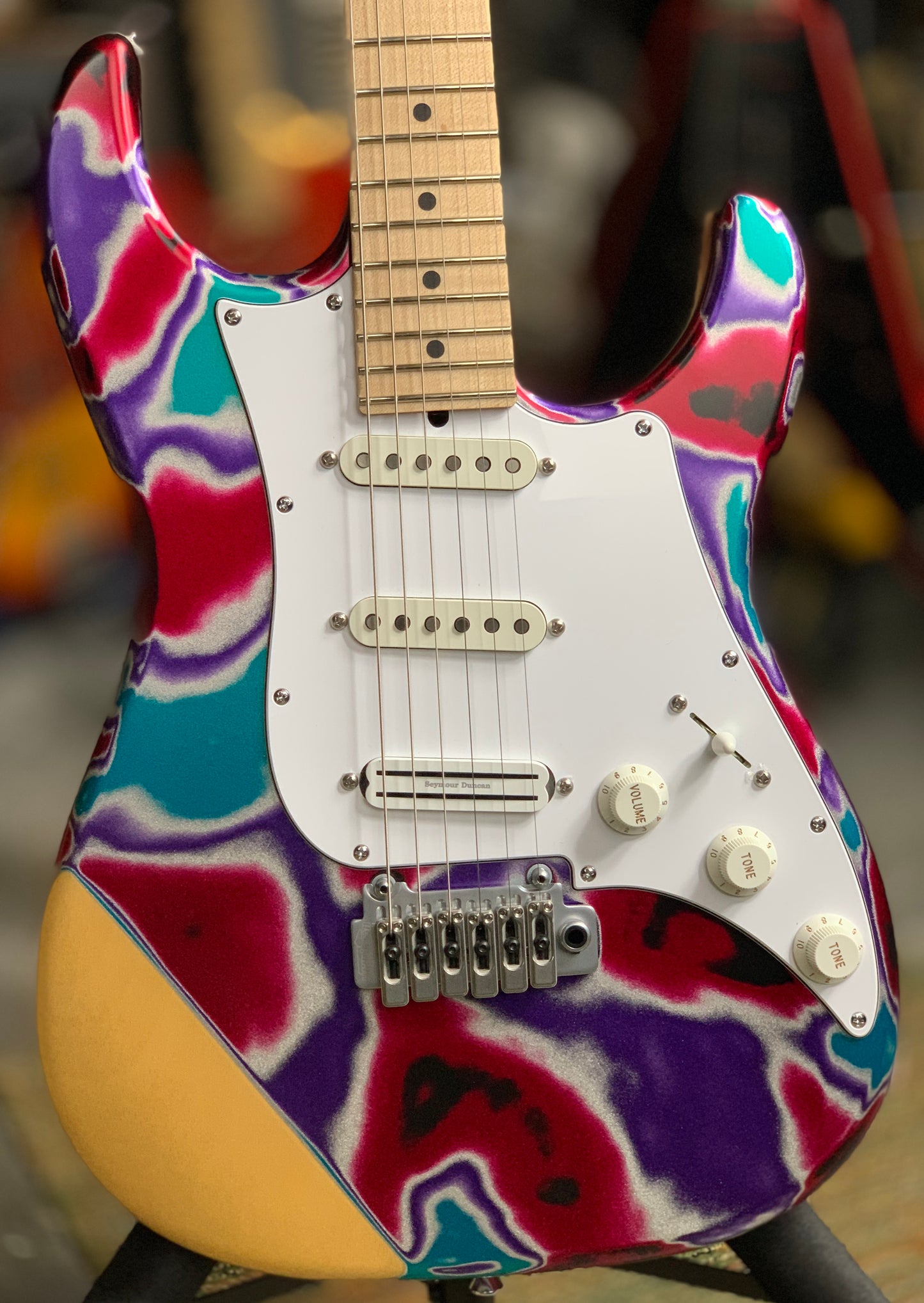 2023 James Tyler USA Studio Elite SE-HD P Vintage Psychedelic Vomit