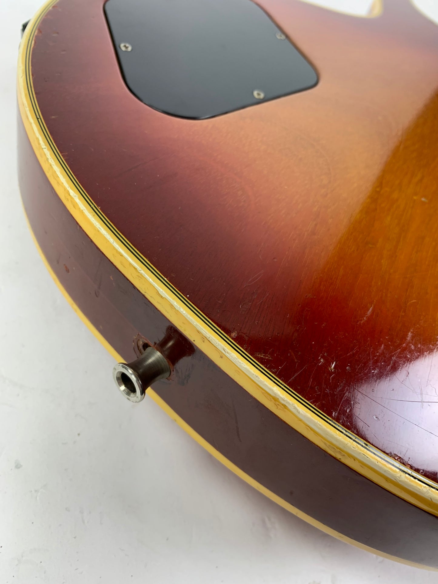 1973 Gibson Les Paul Custom Cherry Sunburst Vintage LP w Original Case Patent Sticker Humbuckers