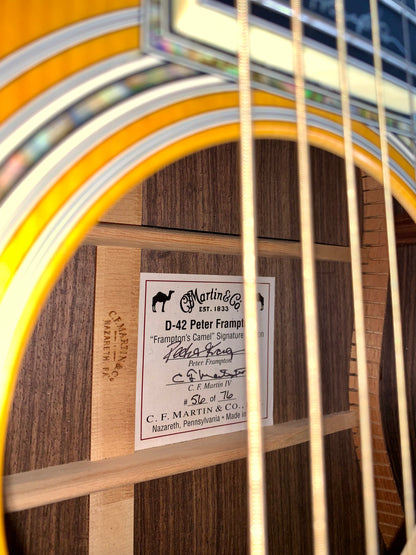 2006 Martin D-42 Peter Frampton Signature Model Frampton's Camel SIGNED