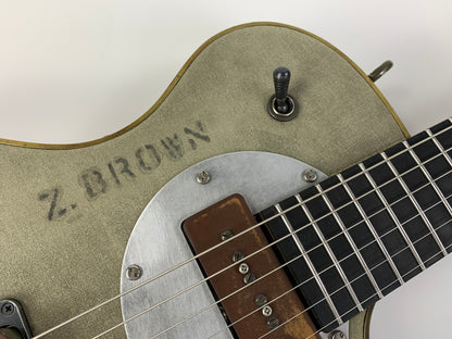 Schroeder WWII GI Radio Lane Guitar & Travel Guitar SET owned by Zac Brown Band
