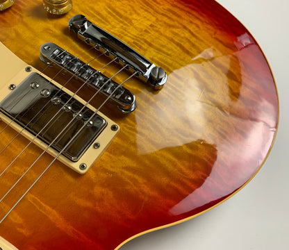1986 Gibson Les Paul Standard | RARE 2-Piece FLAMETOP Cherry Sunburst UNIQUE