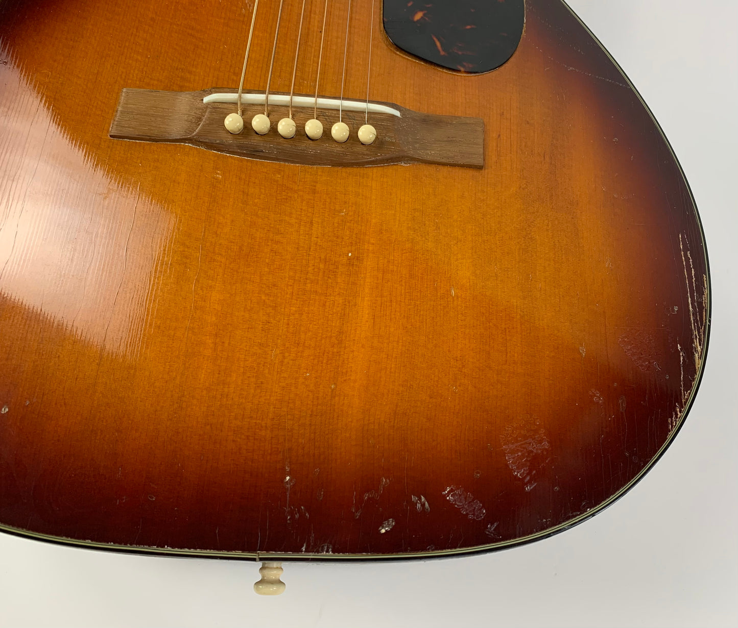 1966 Guild F-20 Small Body Sunburst | Hoboken Factory Vintage Guitar Acoustic Guitar
