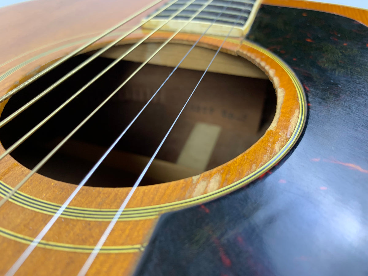 1959 Gibson Country & Western Vintage Acoustic Dreadnought Guitar SJN Southern Jumbo Natural Slope Shoulder