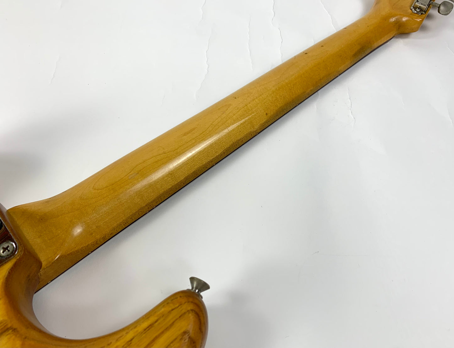 1960 Fender Stratocaster Ash Body Slab Board | Vintage Strat w Original Hard Case, Blond