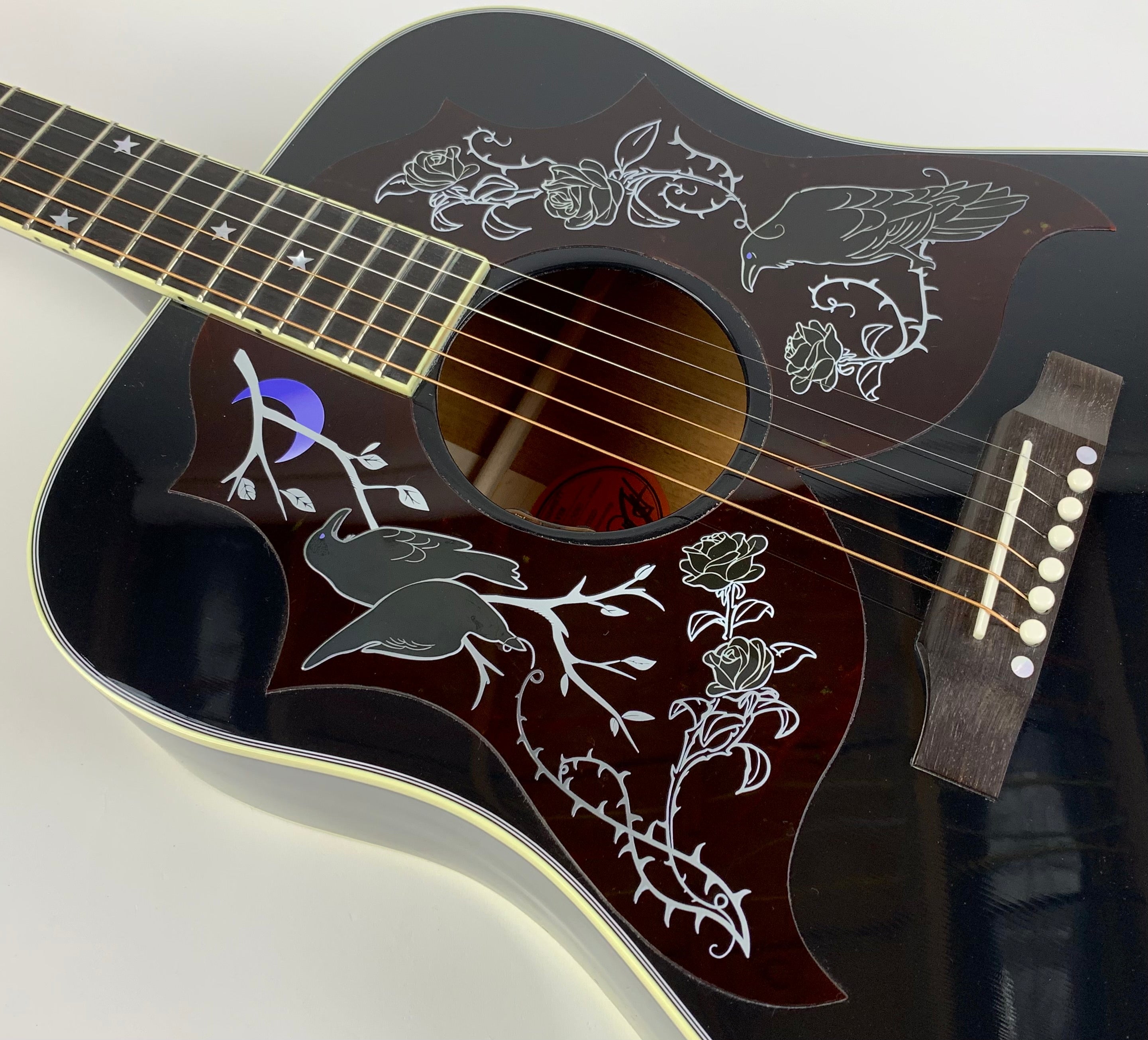 Gibson Custom Shop Montana RAVEN Kirk Hammett Ebony Acoustic