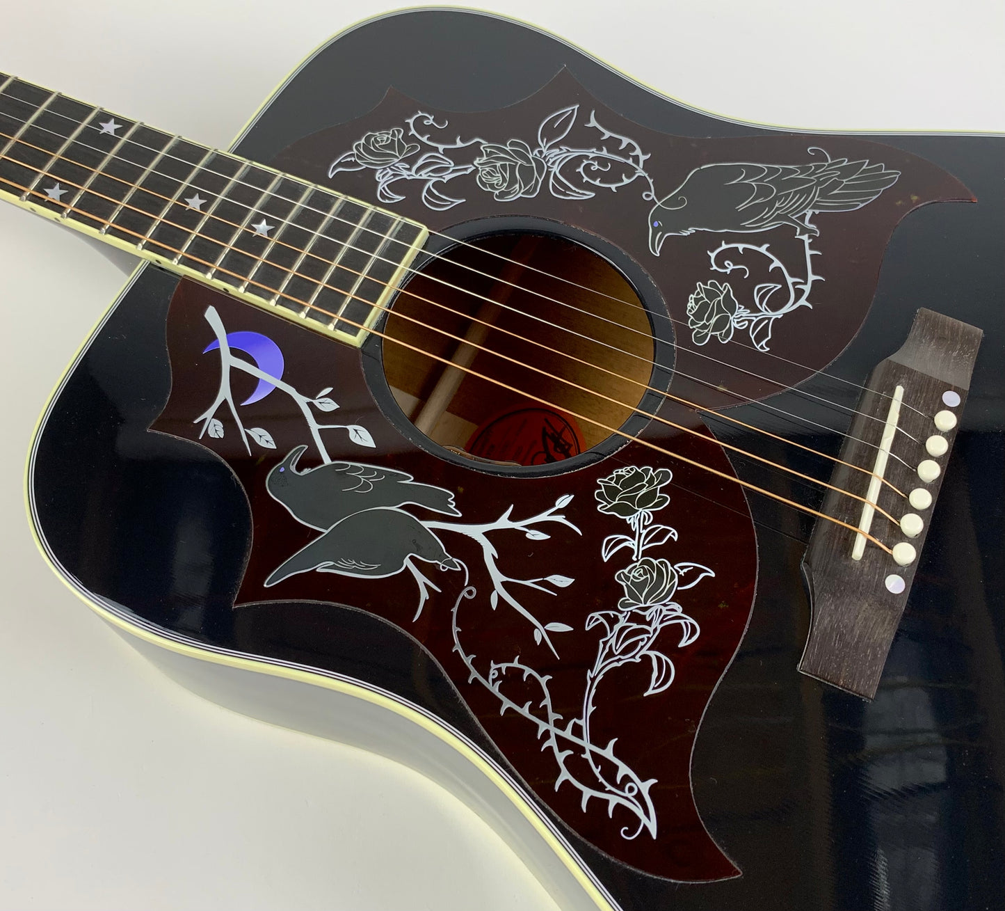 Gibson Custom Shop Montana RAVEN Kirk Hammett Ebony Acoustic Guitar SIGNED! 2025