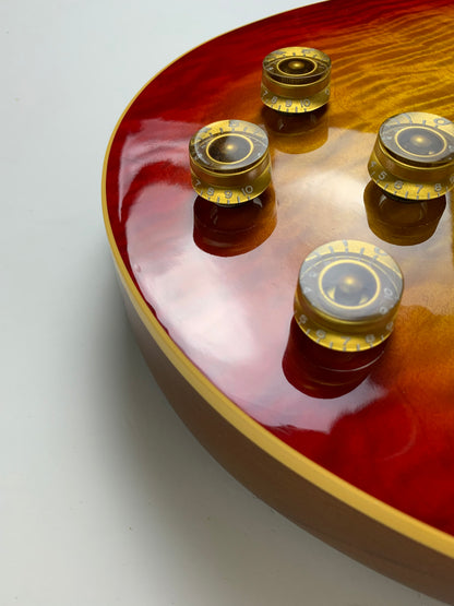 1986 Gibson Les Paul Standard | RARE 2-Piece FLAMETOP Cherry Sunburst UNIQUE