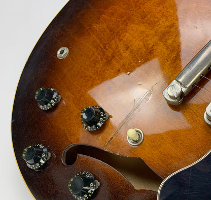 1983 Gibson ES-335 Dot Reissue Tobacco Sunburst | Tim Shaw Humbuckers, Plays And Sounds Great!