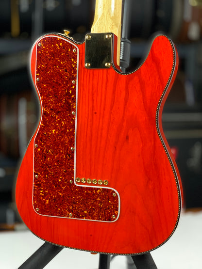 1992 Fender Custom Shop Masterbuilt Custom Thinline Telecaster One-Off | B-Bender, Lefty or Righty! Rope Tortoise Binding, Unique Tele! Fred Stuart! Cowboycaster