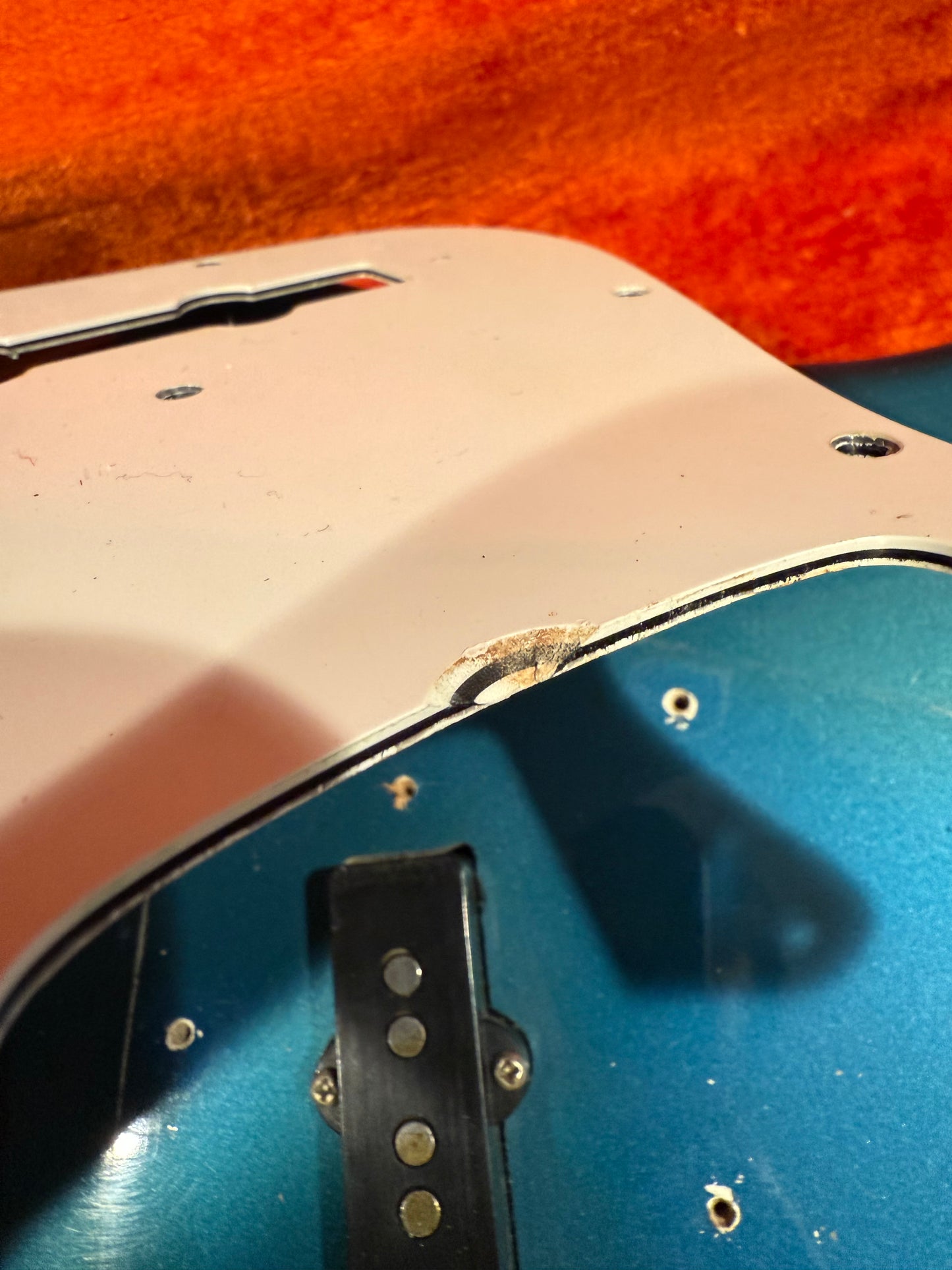 1965 Fender Jazz Bass Custom Color LAKE PLACID BLUE w Original Case L-Series, Padauk Board, BOOK PIECE!