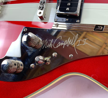 2022 Duesenberg Mike Campbell II Signature Model Double Cut Red w Racing Stripe