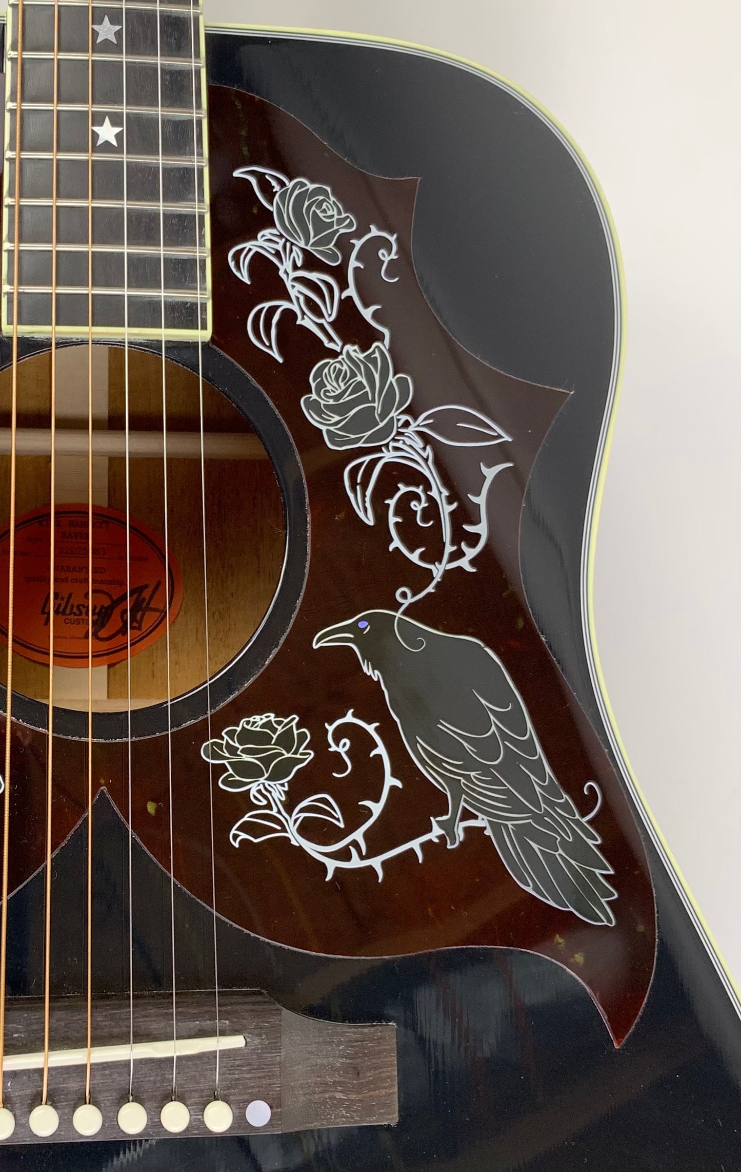 Gibson Custom Shop Montana RAVEN Kirk Hammett Ebony Acoustic Guitar SIGNED! 2025
