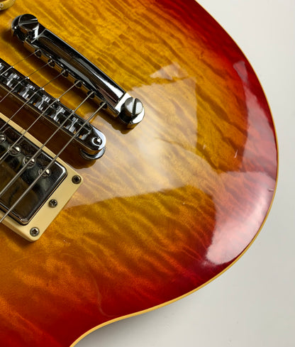 1986 Gibson Les Paul Standard | RARE 2-Piece FLAMETOP Cherry Sunburst UNIQUE