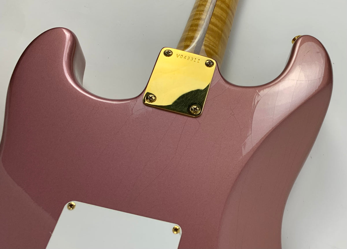 1989 Fender Early Custom Shop Masterbuilt J.W. BLACK 1950s Stratocaster Burgundy Mist w HIGHLY FIGURED Maple Neck ONE-OFF
