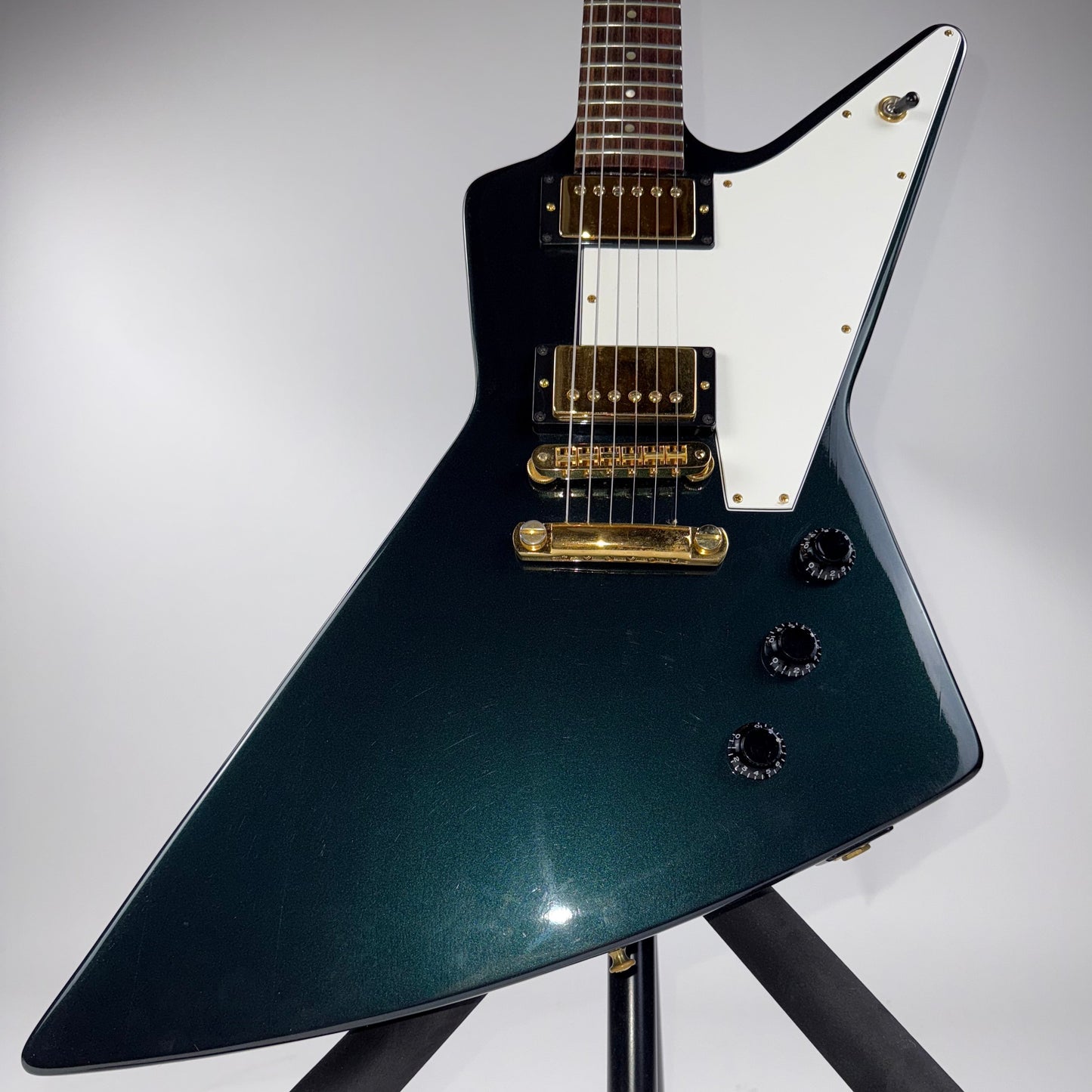 1994 Gibson Custom Shop Edition Explorer DARK METALLIC GREEN | Gold Hardware 57 Classics!