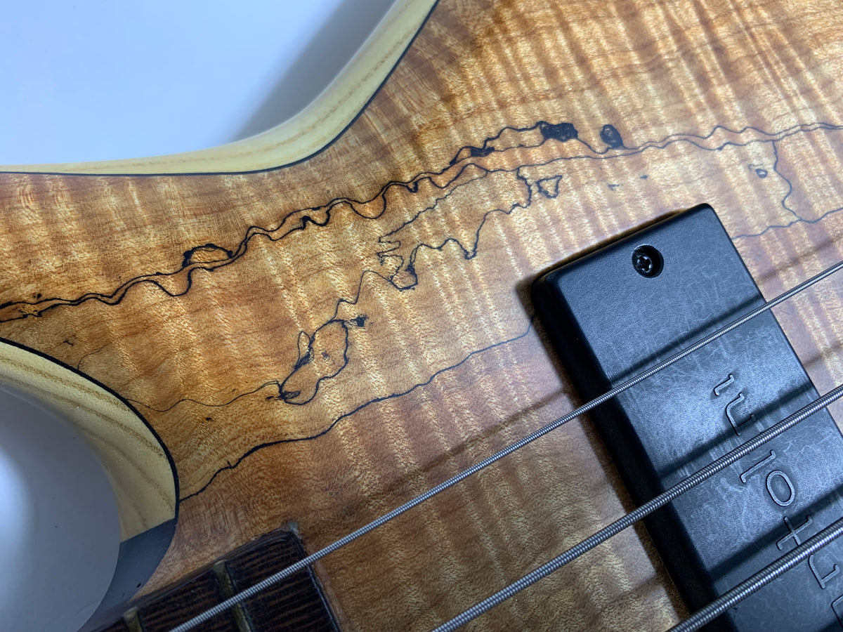MTD Michael Tobias Designs Through Neck TN 535–24 Bass Kingston New York USA Five String Spalted Maple Bartolini Pickups