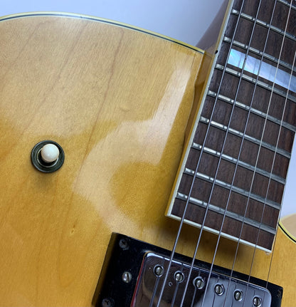 1966 Epiphone Broadway in Natural Vintage Archtop Guitar w 2 Mini Humbuckers Gibson-Made