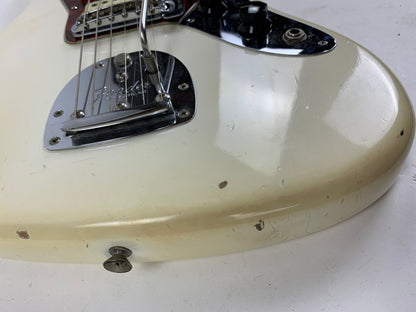1962 Fender Jaguar Factory Custom Color OLYMPIC WHITE Pre-CBS w Original Brown Case & Strap