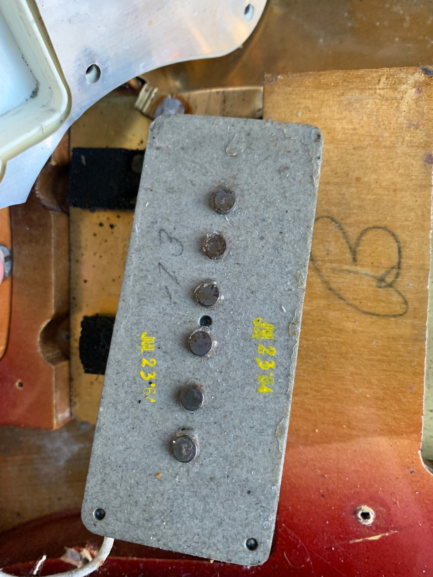 MINTY 1964 Fender Jazzmaster Sunburst | Vintage PRE-CBS, Clay Dots, Spaghetti Logo, White Case, TAGS