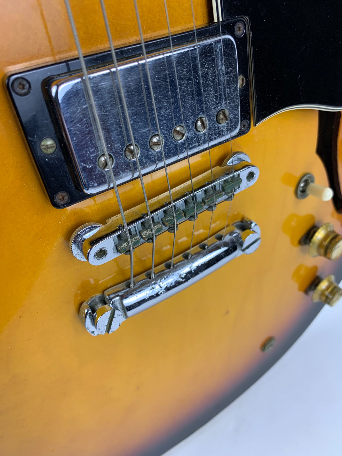 1967 Gibson ES-335 TD Sunburst Vintage Guitar Stoptail | Pat # Sticker Pickups Pre-T-Top!