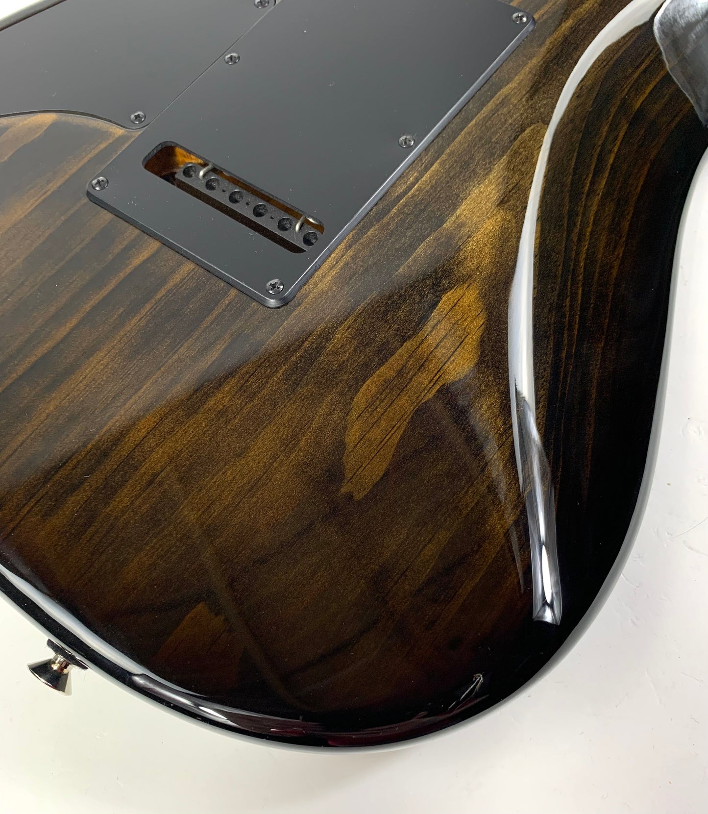 2022 Tom Anderson USA Pro AM Rustic Brown Burst Roasted Pine 3 Gold Foil Pickups