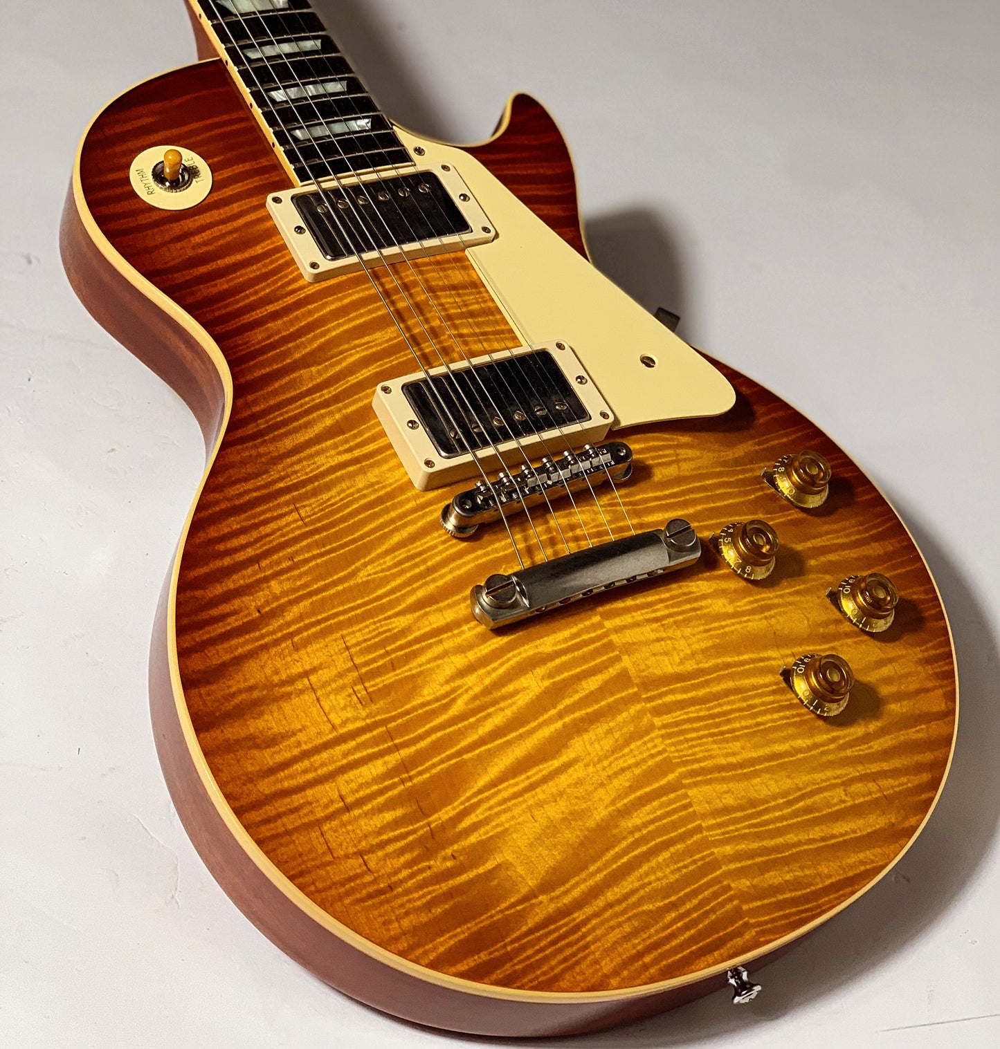 2018 Gibson 1959 Les Paul Standard Brazilian Rosewood - '59 Reissue, LP R9, Slow Iced Tea Fade Burst, Custom Shop