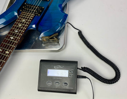 1980 BC Rich USA Mockingbird Transparent Blue Flamed Maple w Original Case