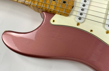 1989 Fender Early Custom Shop Masterbuilt J.W. BLACK 1950s Stratocaster Burgundy Mist w HIGHLY FIGURED Maple Neck ONE-OFF