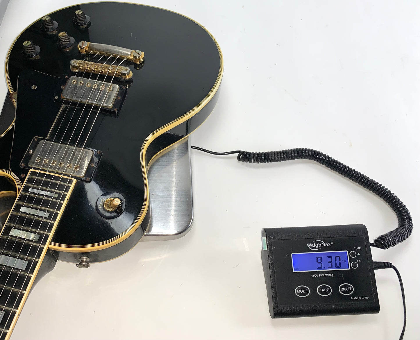 1973 Gibson Les Paul Custom BLACK BEAUTY Vintage Electric Guitar Original PAT # Pickups