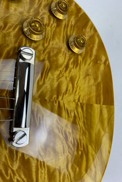 1998 Gibson Custom Shop Les Paul Classic in Rare Butterscotch CRAZY QUILT TOP! Slash Appetite For Destruction AFD Vibes!