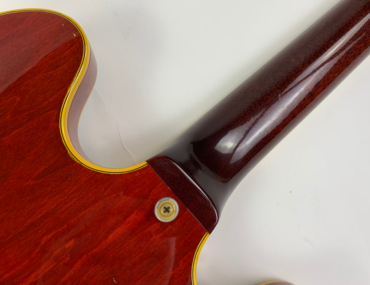 1967 Gibson ES-355 TDSV Cherry Red | Semi Hollow w Original Case CLEAN VINTAGE GUITAR! 1960s 355