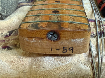 1959 Fender Precision Bass Anodized Gold Guard Sunburst 100% Original Vintage Maple Neck