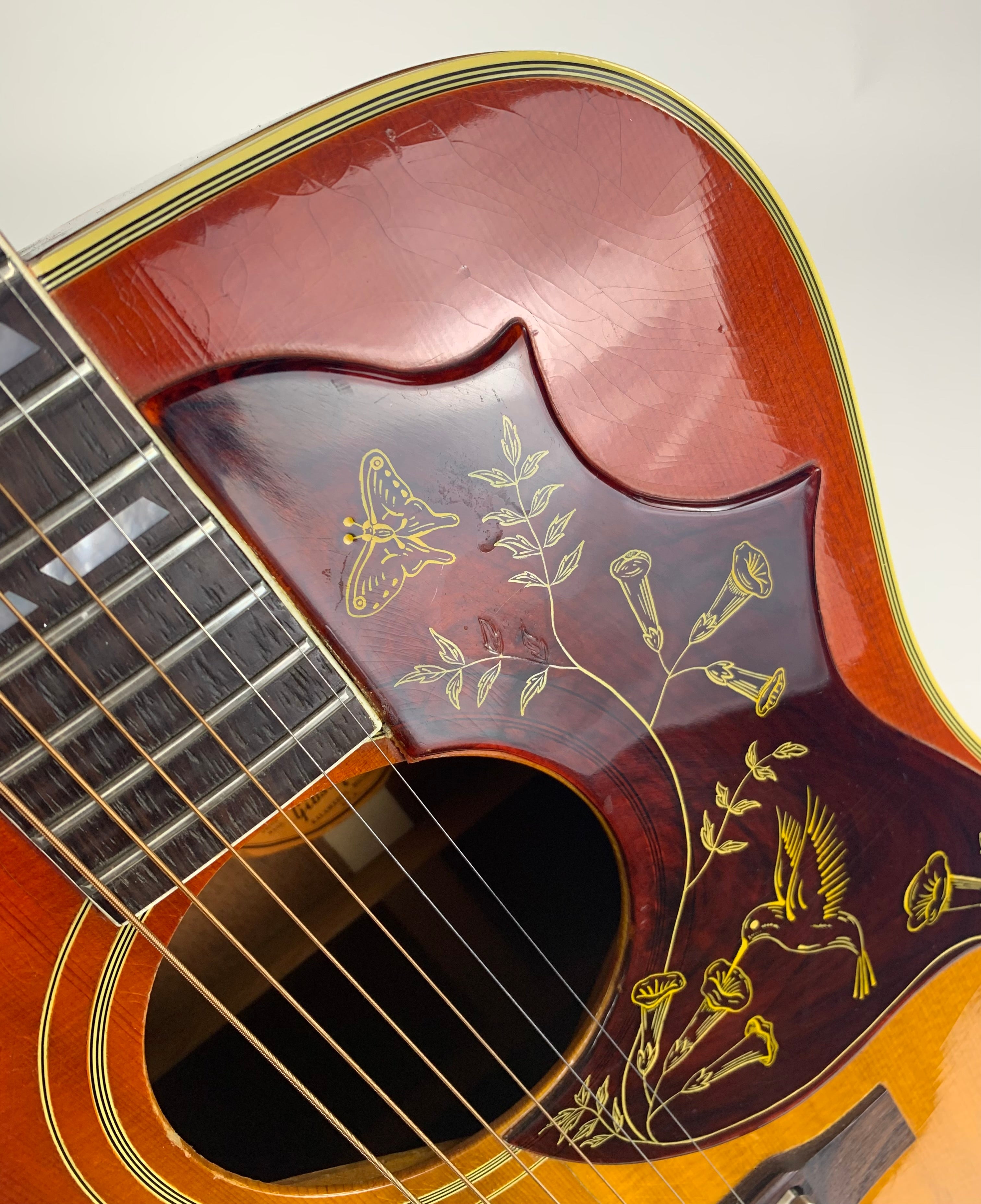 1964 Gibson Hummingbird Vintage Acoustic Guitar w Original Hard