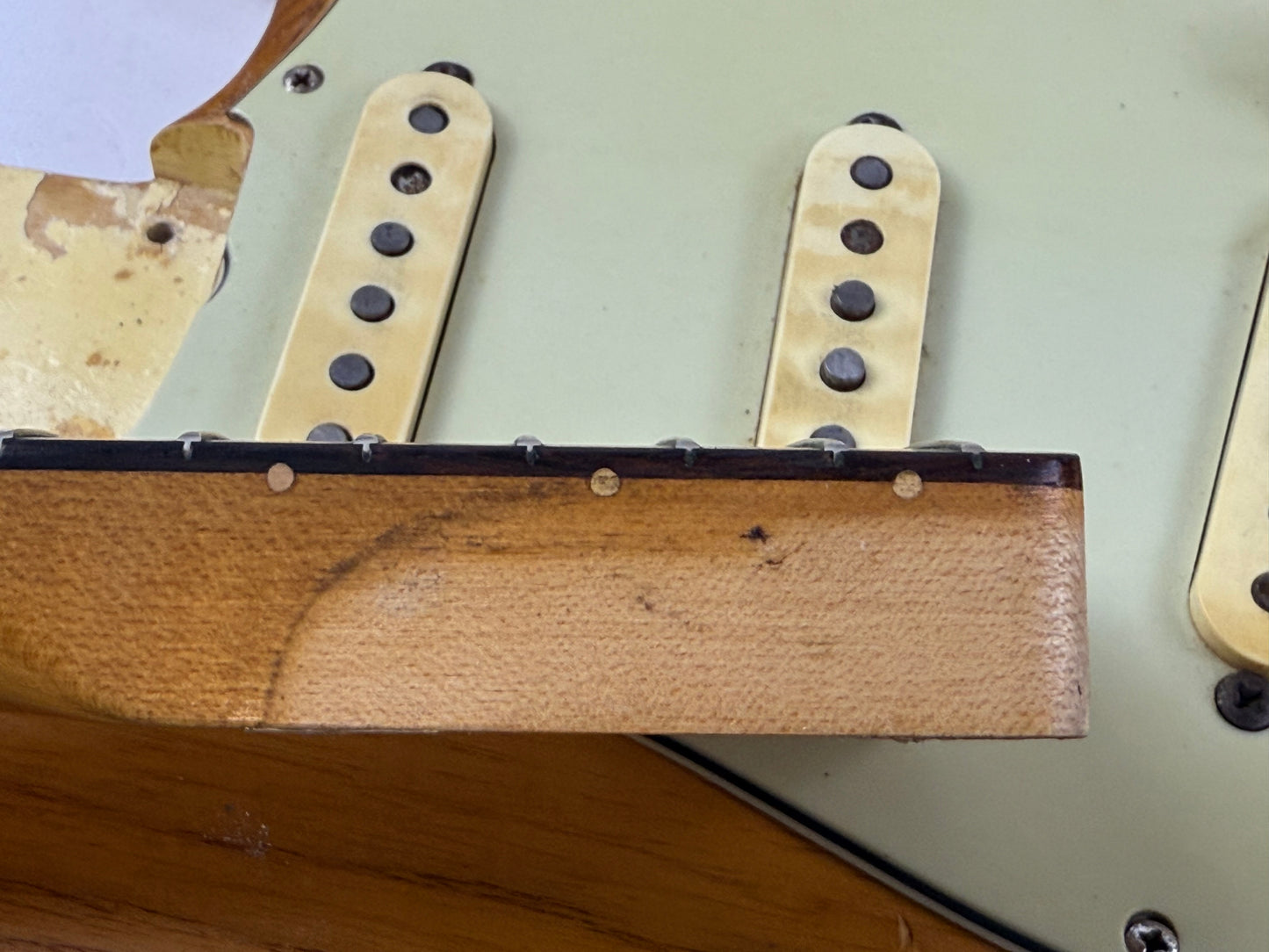 1960 Fender Stratocaster Ash Body Slab Board | Vintage Strat w Original Hard Case, Blond