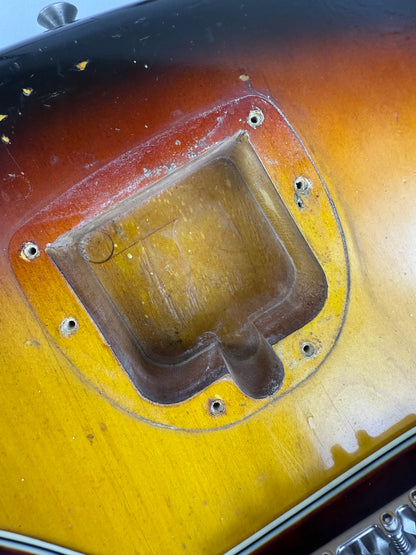 1961 Fender Jazzmaster Sunburst Vintage | 100% Original & Hard Case, Slab Board Neck, Offset Guitar