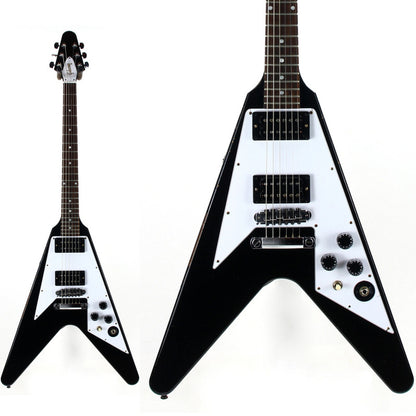 2022 Gibson Kirk Hammett 1979 Flying V Ebony Black Murphy Lab