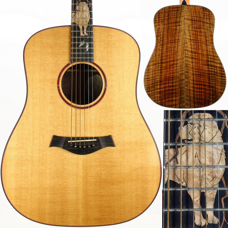 UNPLAYED! 1997 Taylor Cujo-10 Dreadnought Stephen King Signed Model Acoustic Guitar - Cedar/Walnut 14