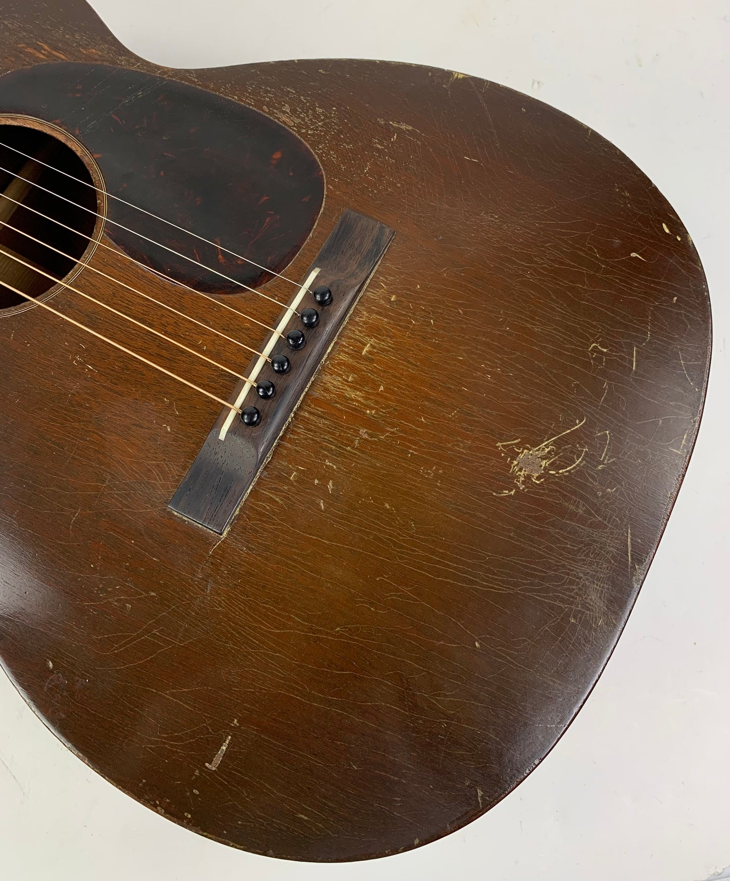 1933 Martin 0-17 Shade Top Sunburst Finish Pre-War | Small Body Mahogany Guitar 1930s Vintage, Shadetop, Shaded Top