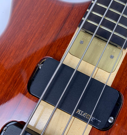 2002 ALEMBIC Custom Short-Scale Electric Bass Guitar Stanley CLARKE Vermilion 4-String