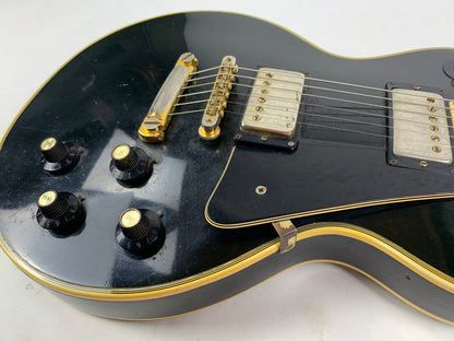 1973 Gibson Les Paul Custom BLACK BEAUTY Vintage Electric Guitar Original PAT # Pickups