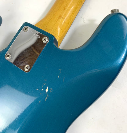 1965 Fender Jazz Bass Custom Color LAKE PLACID BLUE w Original Case L-Series, Padauk Board, BOOK PIECE!