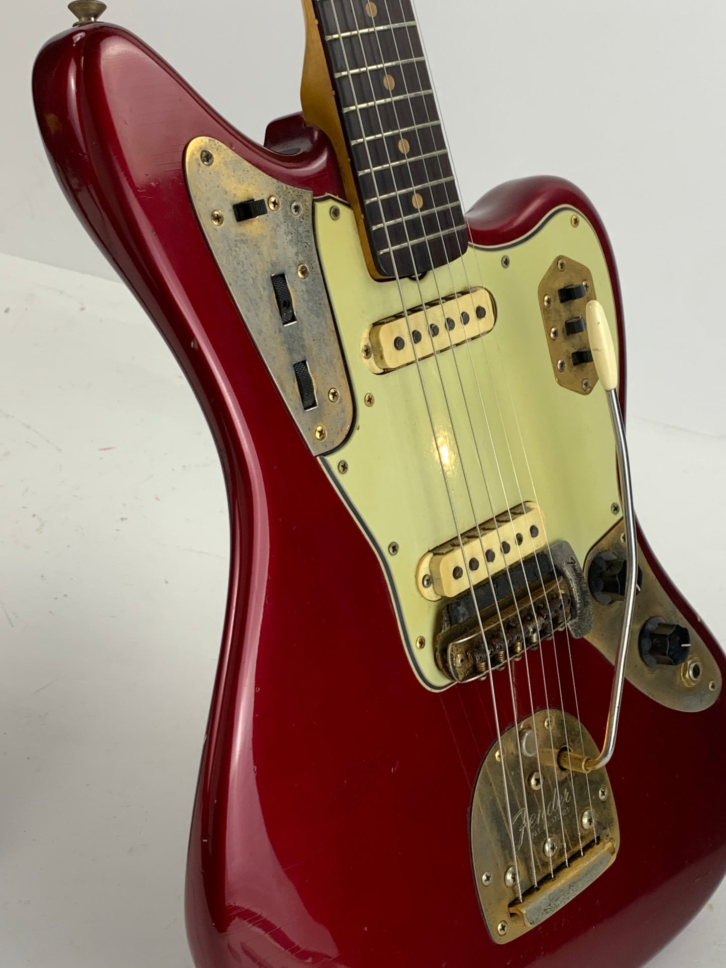 1964 Fender Jaguar Candy Apple Red | Gold Hardware  Pre-CBS, Clay Dots, One Owner!